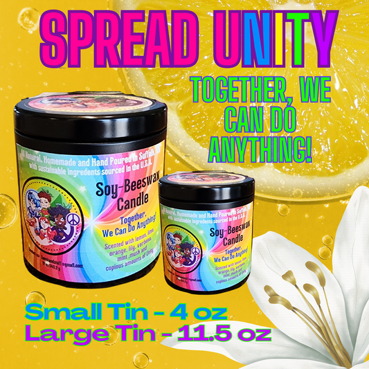 Large Tin - Unity Candle