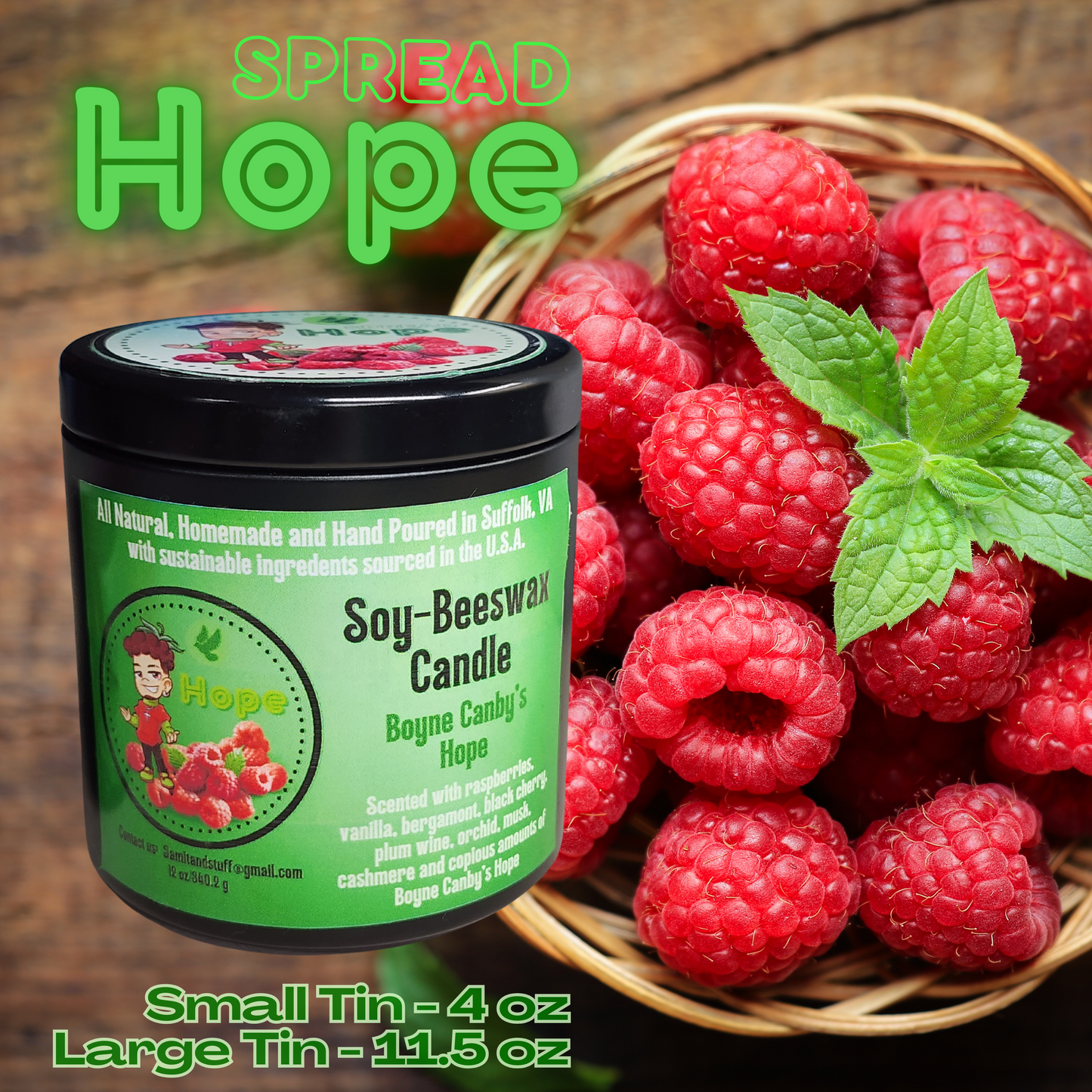 Large Tin - Hope Candle