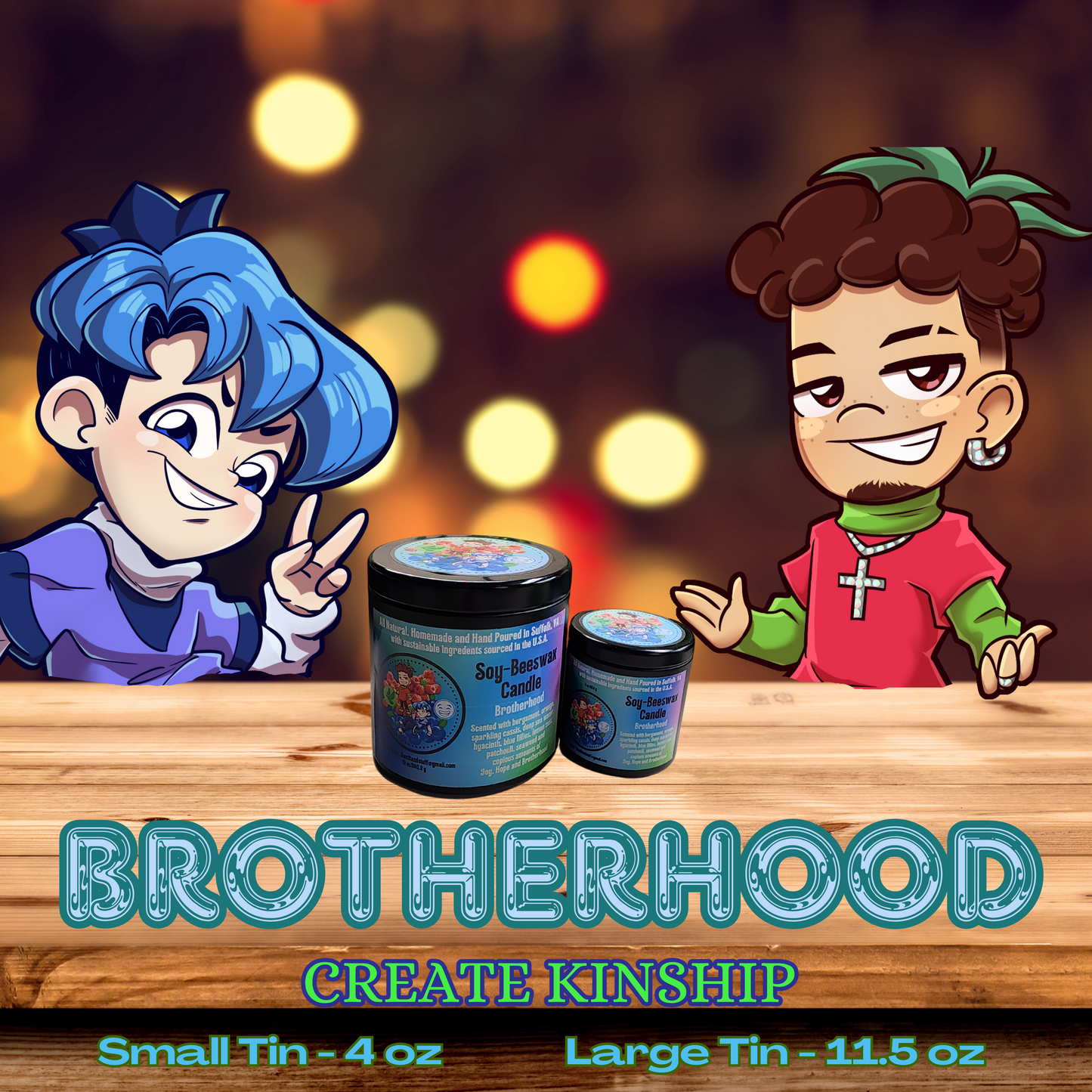 Small Tin - Brotherhood Candle