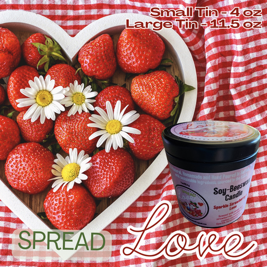 Large Tin - Love Candle