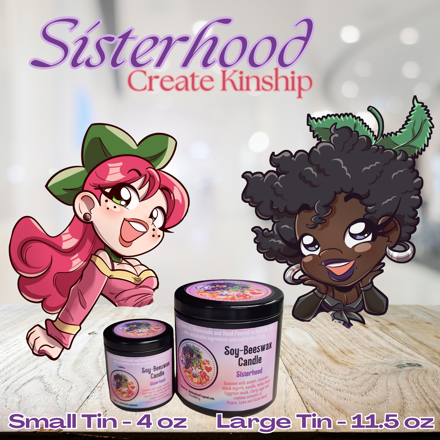 Large Tin - Sisterhood Candle