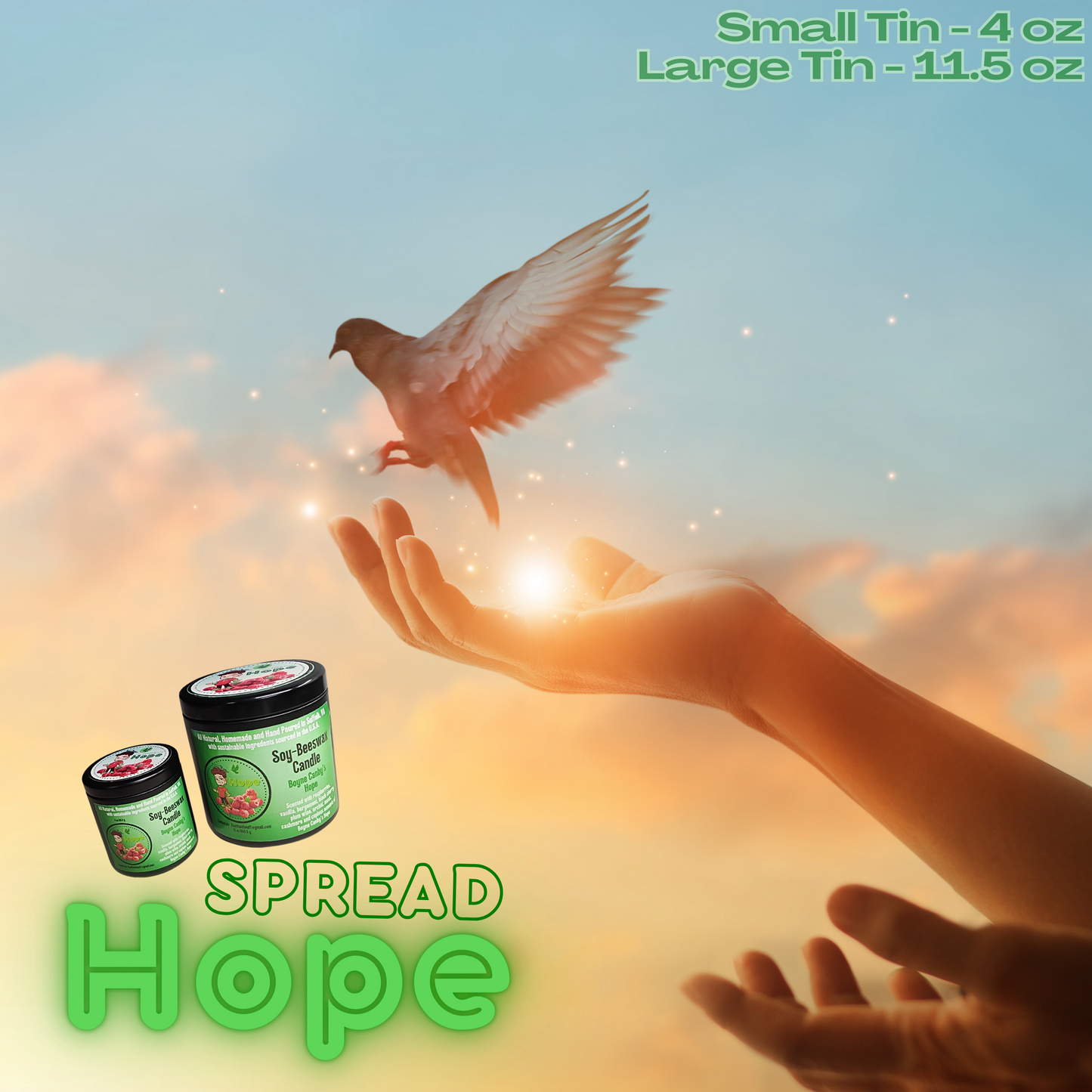 Large Tin - Hope Candle