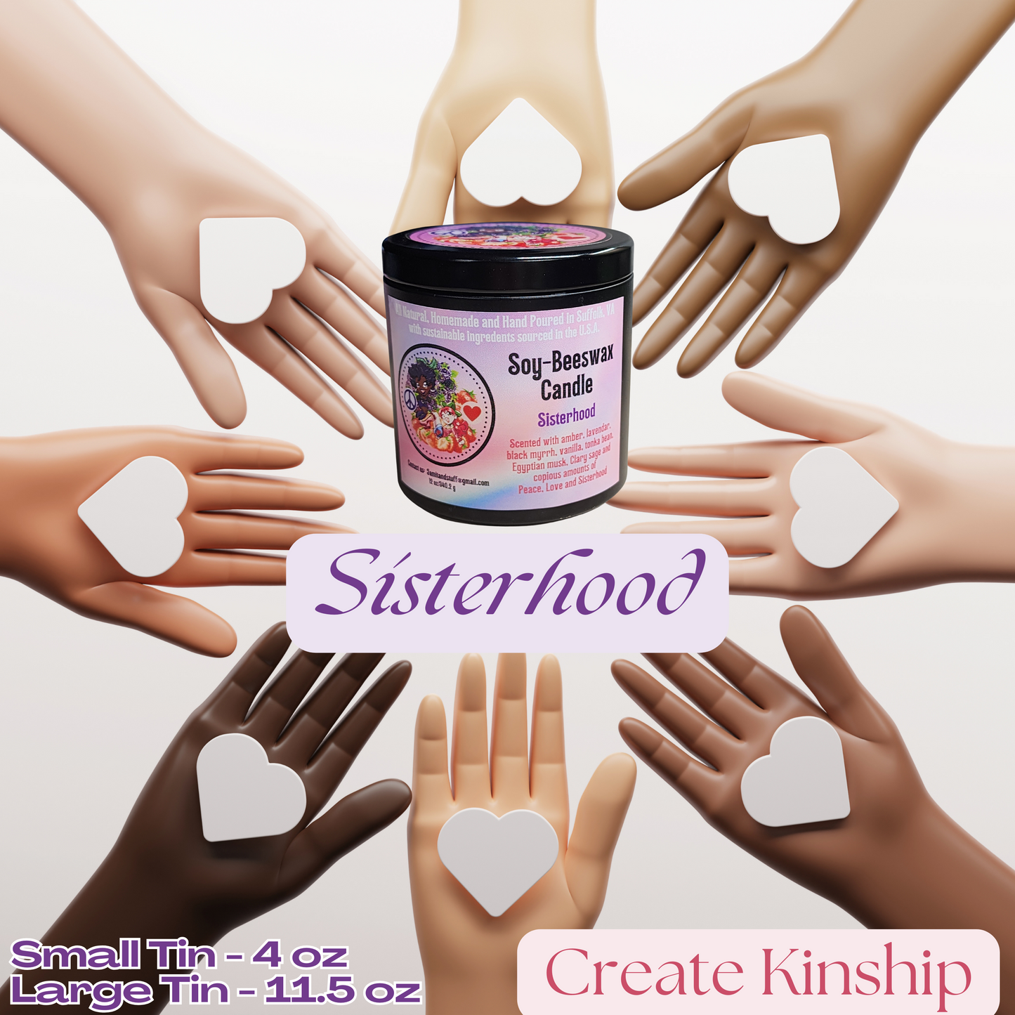 Small Tin - Sisterhood Candle