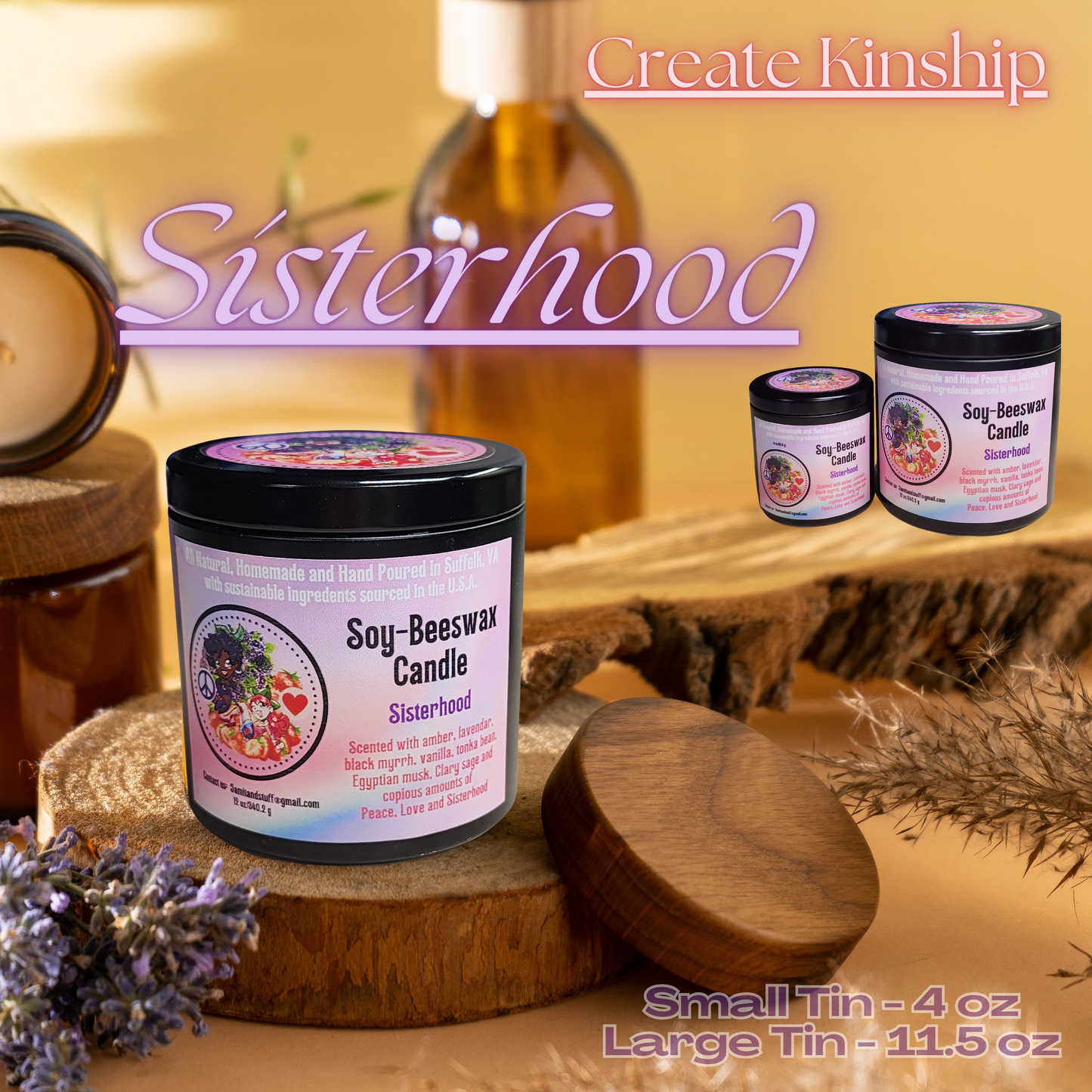 Small Tin - Sisterhood Candle