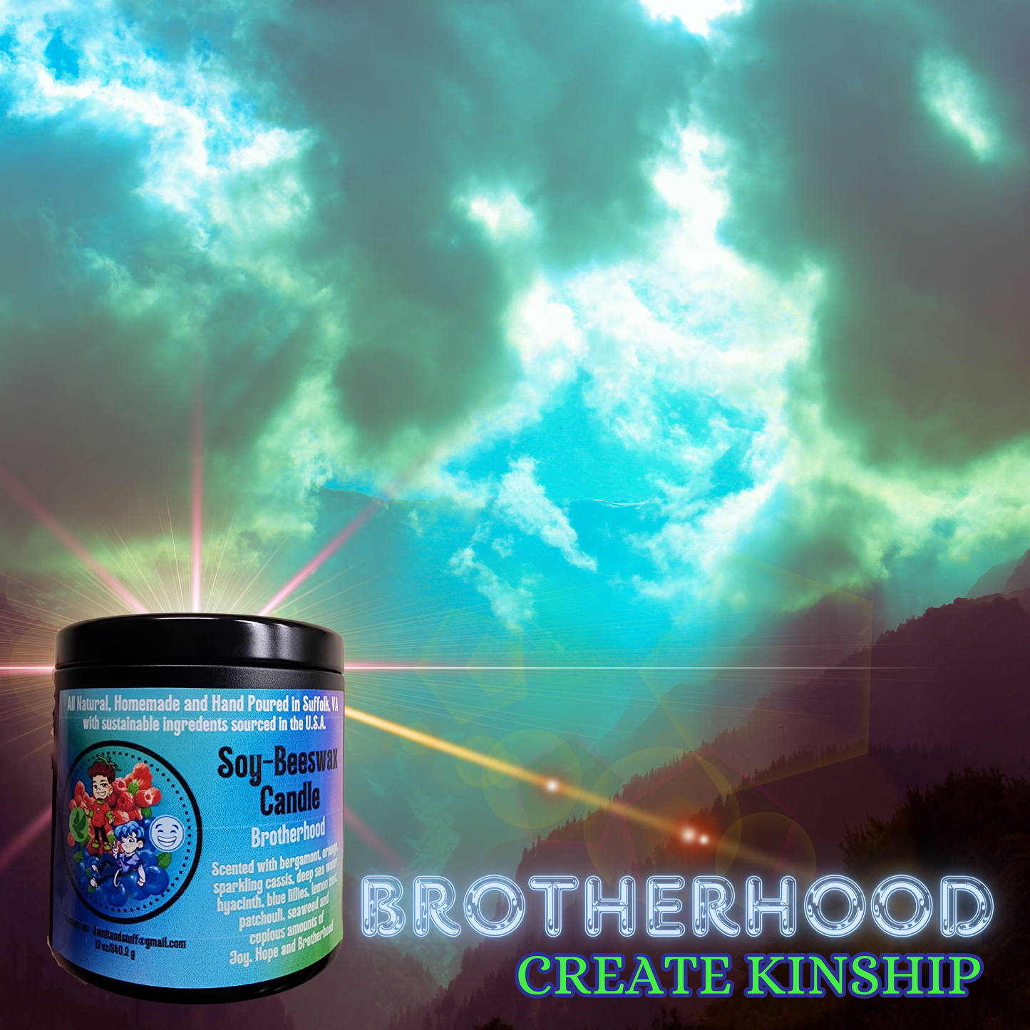 Large Tin - Brotherhood Candle