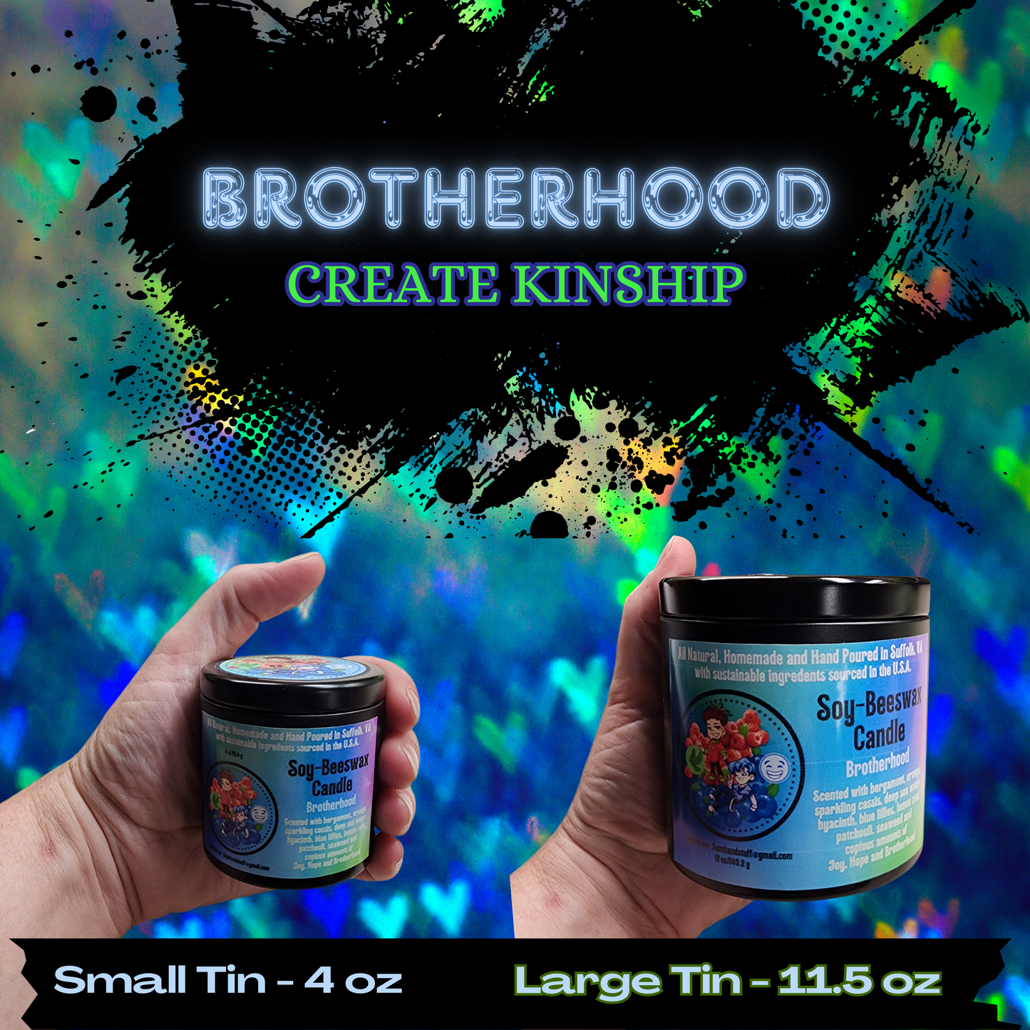 Small Tin - Brotherhood Candle