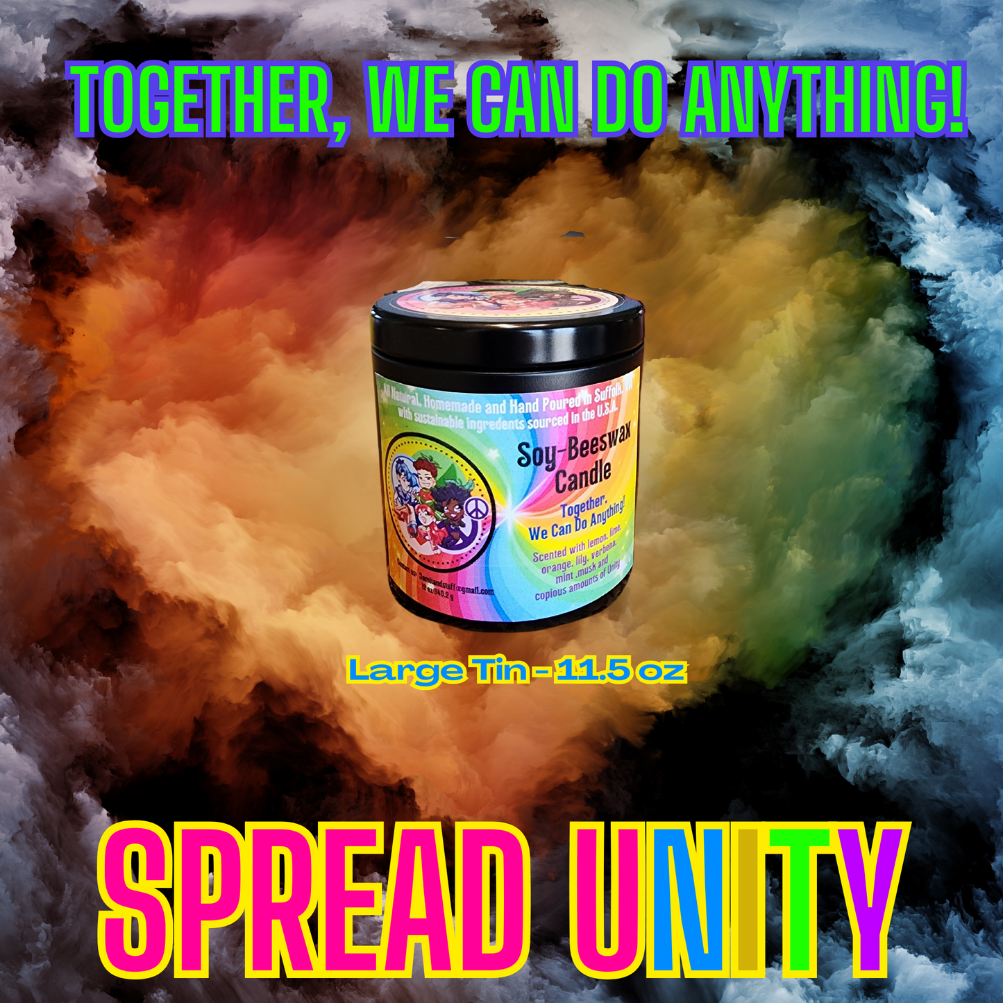 Large Tin - Unity Candle